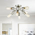 Sputnik Chandelier with 8 Socket Flush Mount Ceiling Light